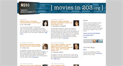 Desktop Screenshot of moviesin203.org